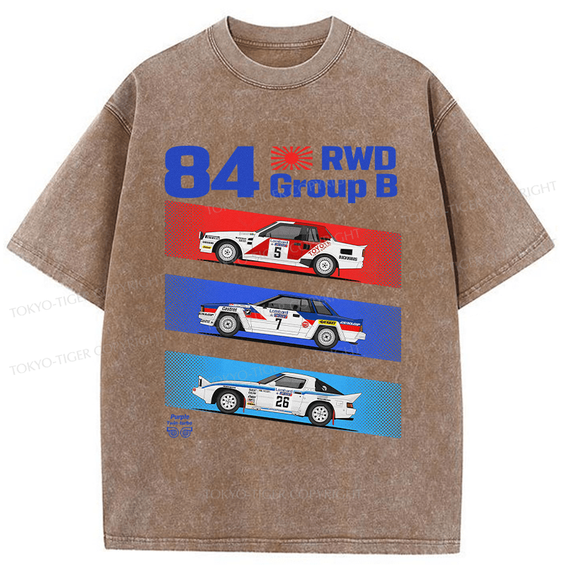 Tokyo-Tiger RWD Group B Japanese Washed T-Shirt