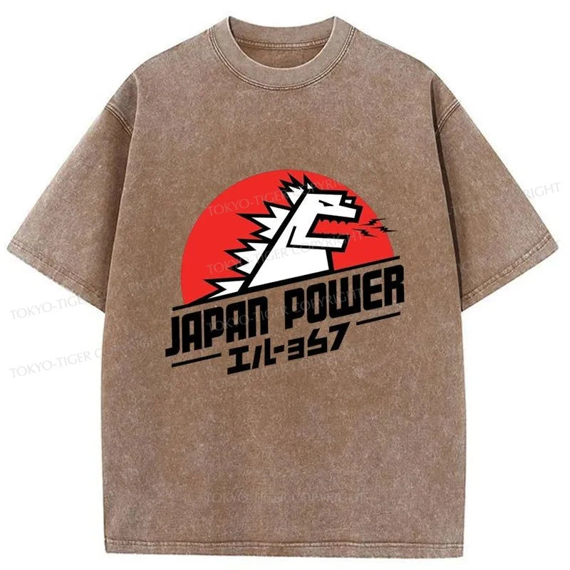 Tokyo-Tiger Japan Power Washed T-Shirt