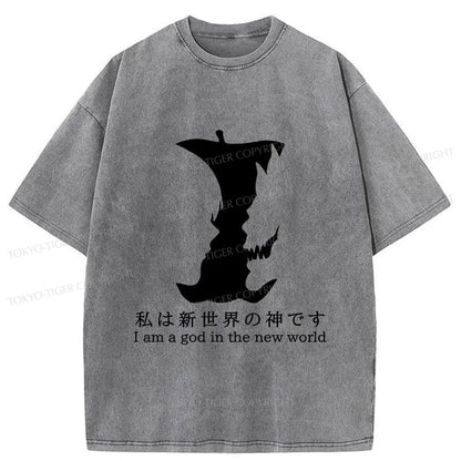 Tokyo-Tiger Death Note Logo Washed T-Shirt