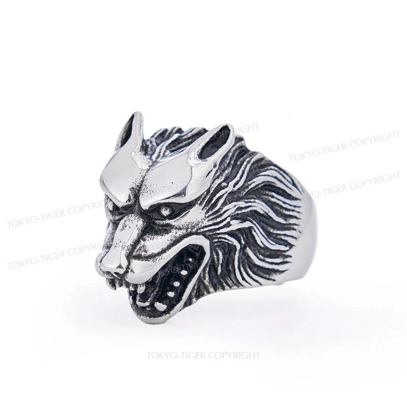 Tokyo-Tiger Everwild Courage Wolf Ring