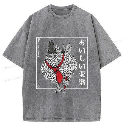 Tokyo-Tiger Delicious Hentai Japanese Washed T-Shirt