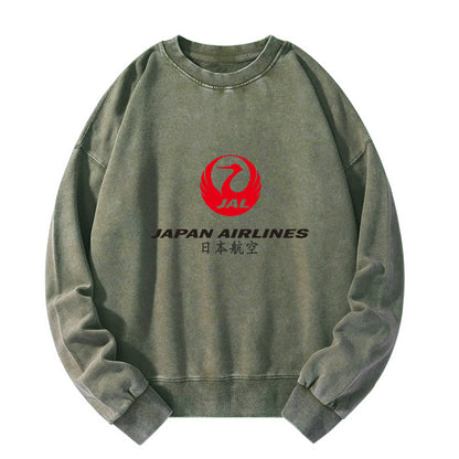 Tokyo-Tiger Japan Airlines Washed Sweatshirt