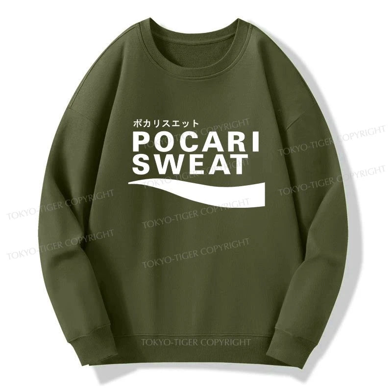 Tokyo-Tiger Japanese Pocari Sweat Logo Sweatshirt