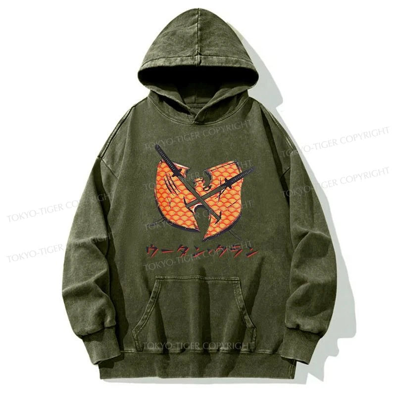 Tokyo-Tiger Wu Tang Japanese Washed Hoodie