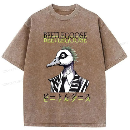 Tokyo-Tiger Beetle Goose Japan Washed T-Shirt