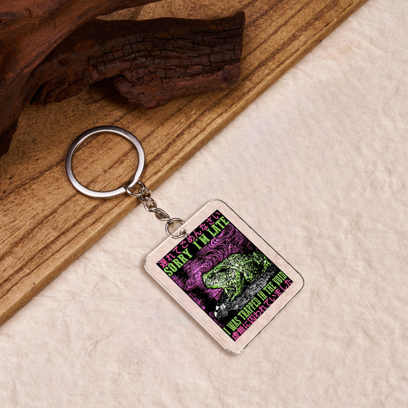 Tokyo-Tiger Frogs Trapped In The Void Keychain