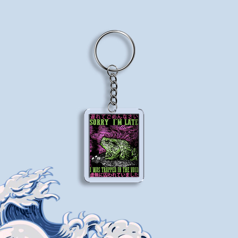 Tokyo-Tiger Frogs Trapped In The Void Keychain