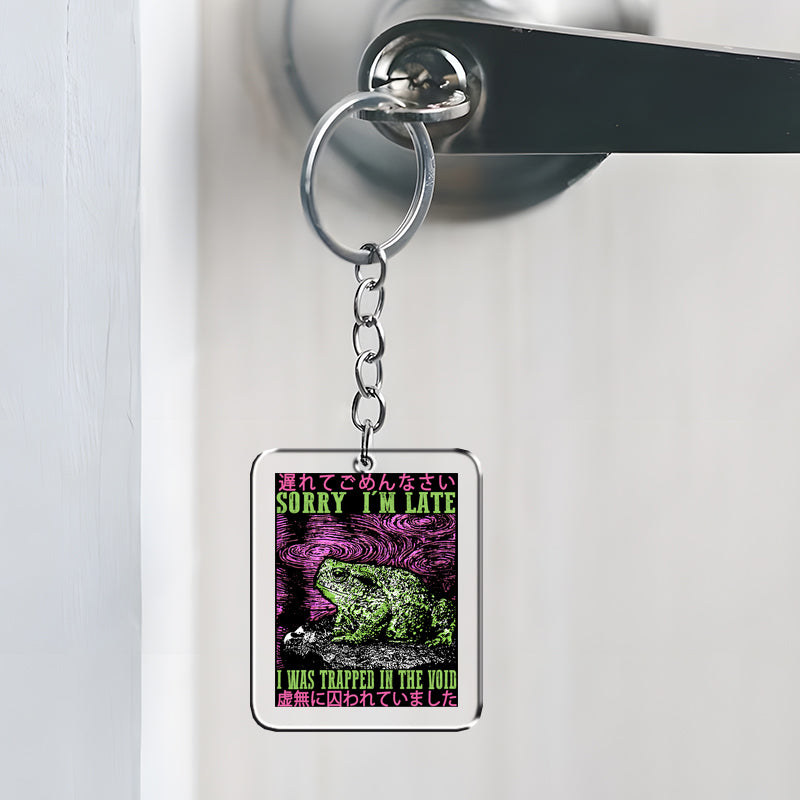 Tokyo-Tiger Frogs Trapped In The Void Keychain