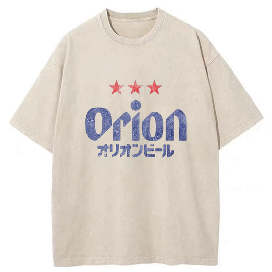 Tokyo-Tiger Orion Breweries Washed T-Shirt