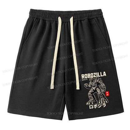 Tokyo-Tiger RoboZilla Manga Japanese Unisex Shorts