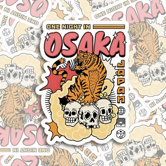 Tokyo-Tiger Osaka Tiger Sticker