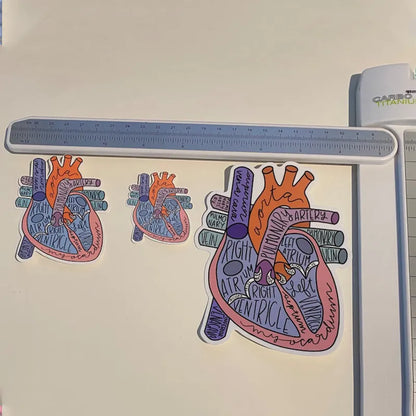 Tokyo-Tiger Heart Structure Sticker