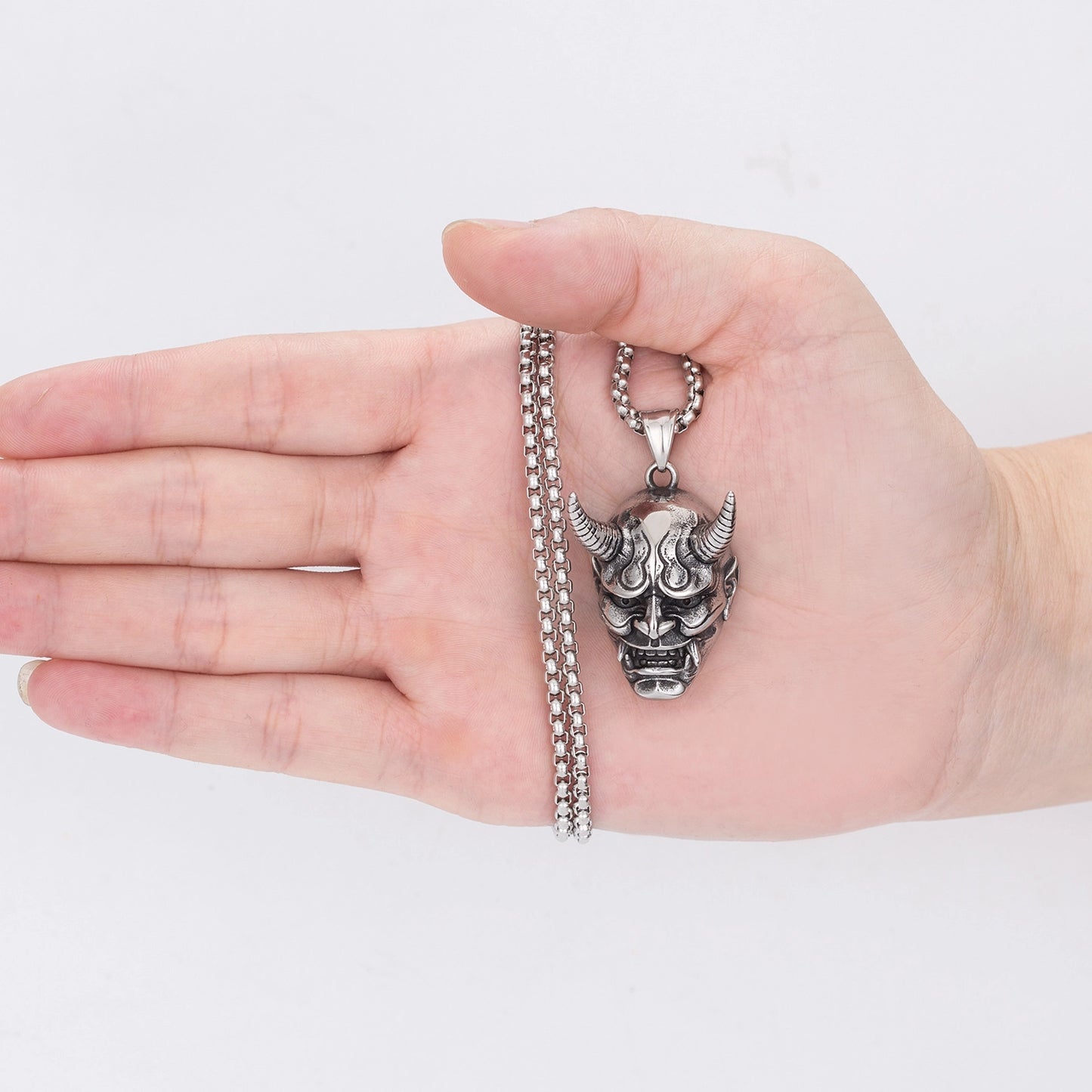 Tokyo-Tiger Demon Ghost Prajna Mask Necklace