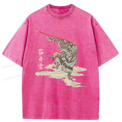 Tokyo-Tiger Great Sage Equalling Heaven Washed T-Shirt