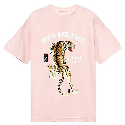 Tokyo-Tiger Tiger Street Cotton Classic T-Shirt