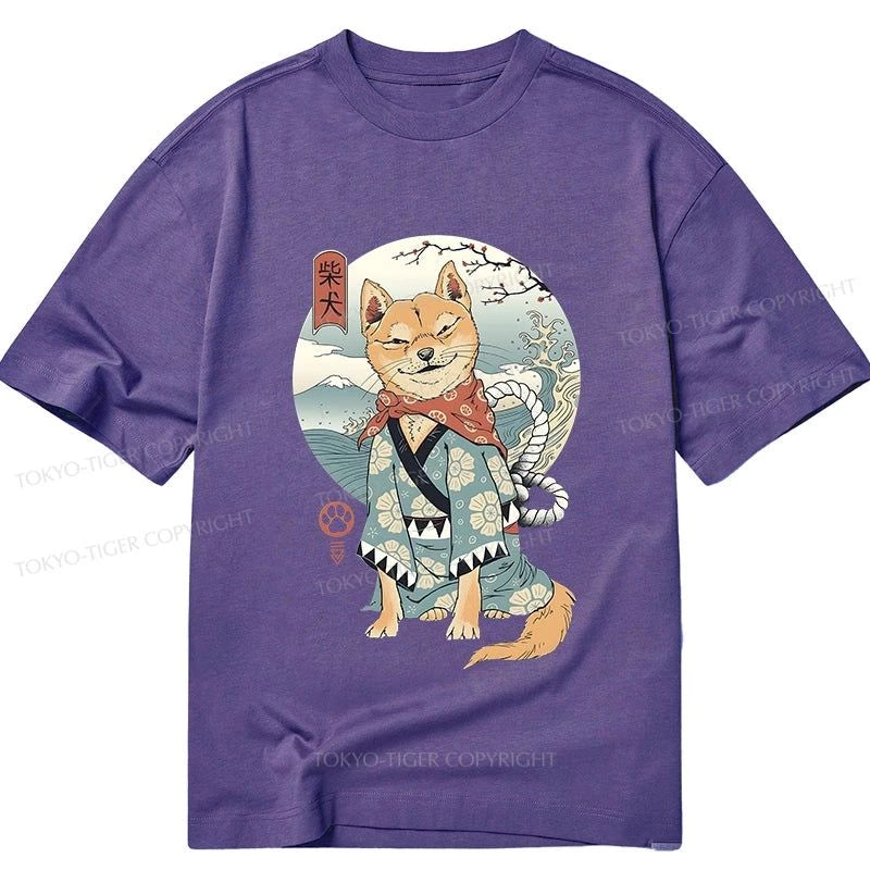 Tokyo-Tiger Samurai Shiba Dog Japanese Classic T-Shirt