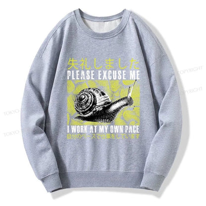 Tokyo-Tiger Snails That Work According To Their Own Rules Sweatshirt