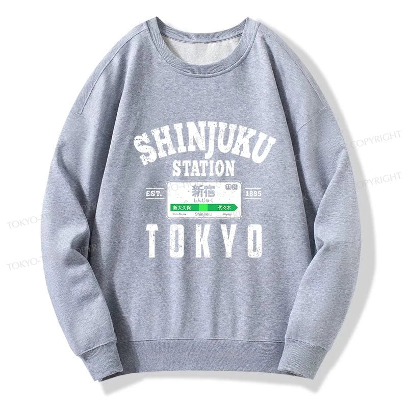 Tokyo-Tiger Shinjuku Station Yamanote Line Sweatshirt