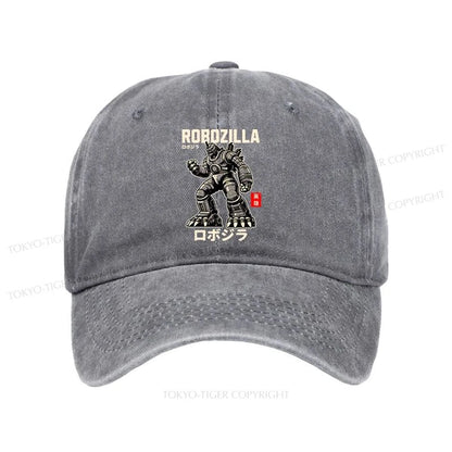 Tokyo-Tiger RoboZilla Manga Japanese Washed Cap