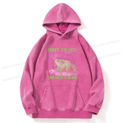 Tokyo-Tiger A Frog In Distress Japanese Washed Hoodie