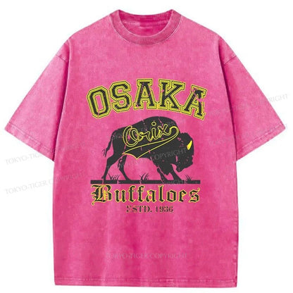 Tokyo-Tiger Orix Buffaloes Japanese Washed T-Shirt