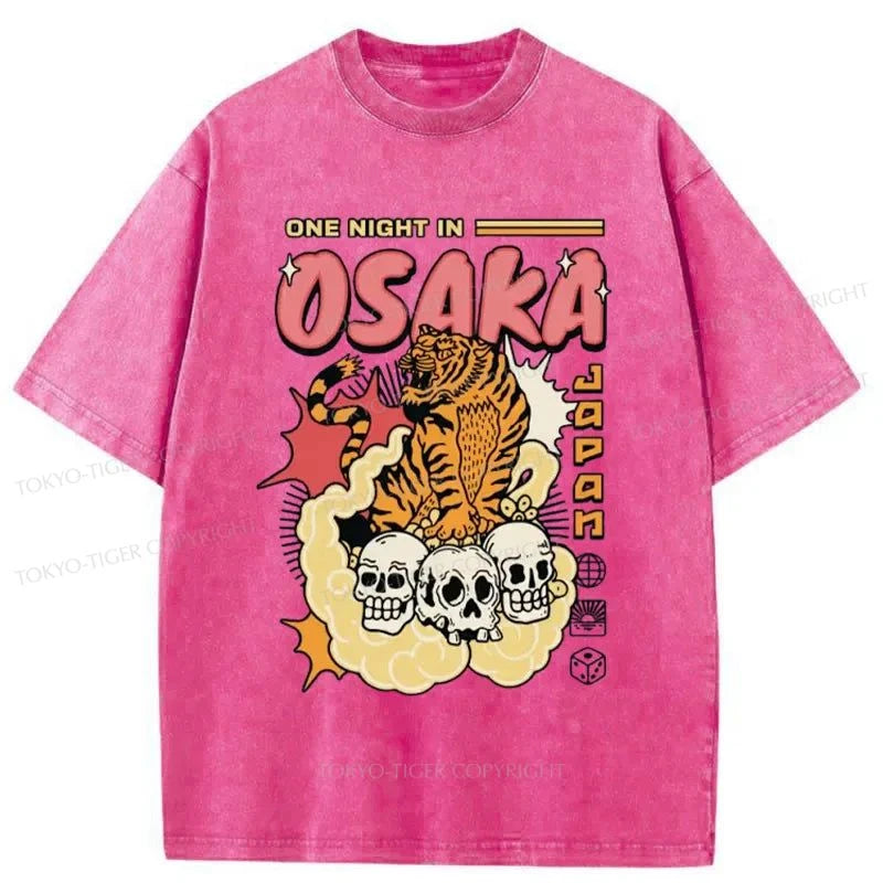 Tokyo-Tiger Osaka Tiger Washed T-Shirt