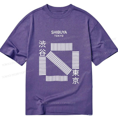 Tokyo-Tiger Japanese Shibuya Crossing Classic T-Shirt