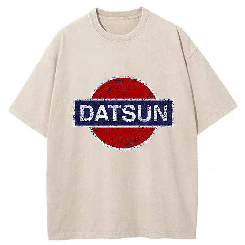 Tokyo-Tiger Datsun Vintage Car Washed T-Shirt