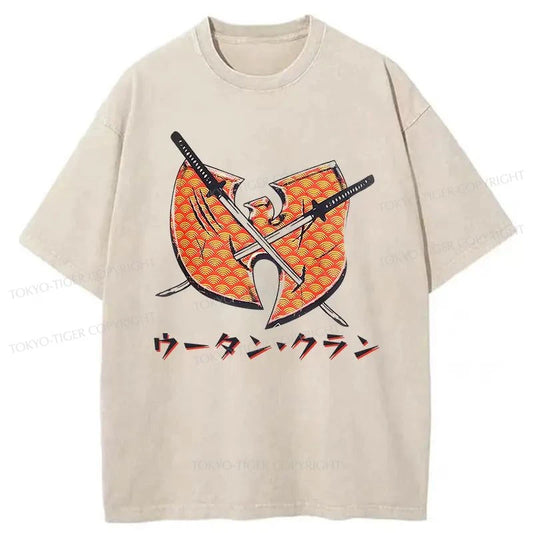 Tokyo-Tiger Wu Tang Japanese Washed T-Shirt