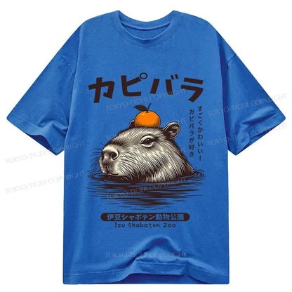 Tokyo-Tiger Capybara Hot Spring Classic T-Shirt