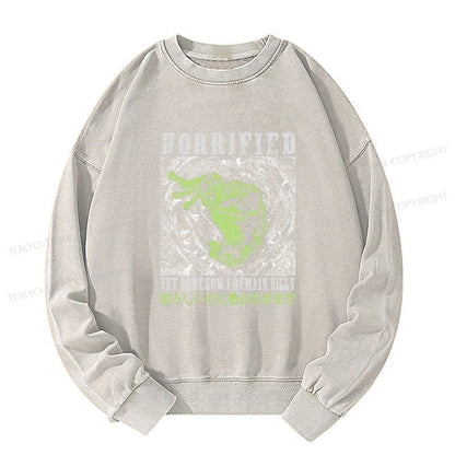 Tokyo-Tiger Silly Frog Japanese Washed Sweatshirt