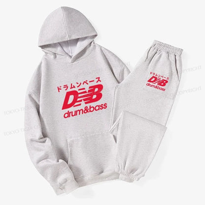 Tokyo-Tiger Drum And Bass Japan Fleece Lined Hoodie Set