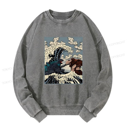 Tokyo-Tiger The Great Fight Washed Sweatshirt