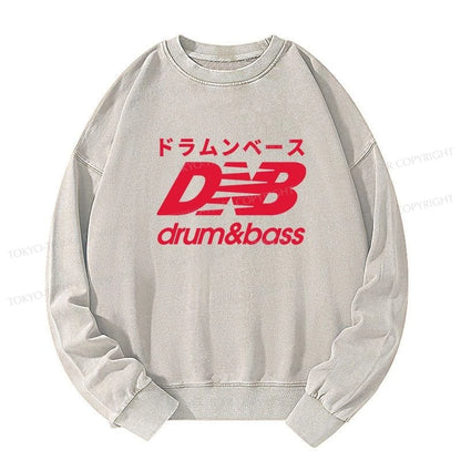 Tokyo-Tiger Drum And Bass Japan Washed Sweatshirt