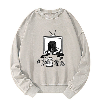 Tokyo-Tiger The Ring Sadako Washed Sweatshirt