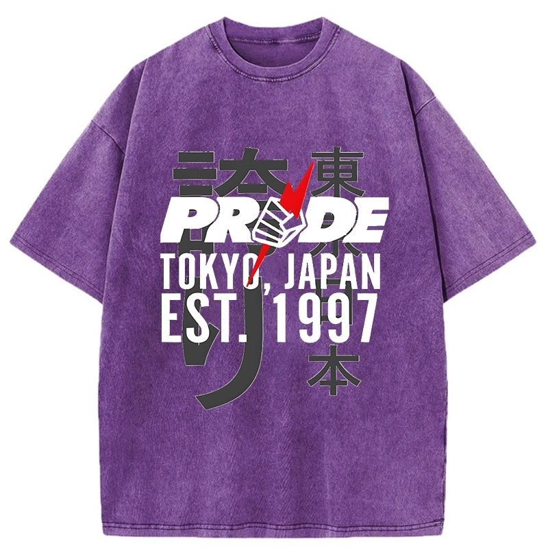 Tokyo-Tiger Pride FC Tokyo Japan Washed T-Shirt