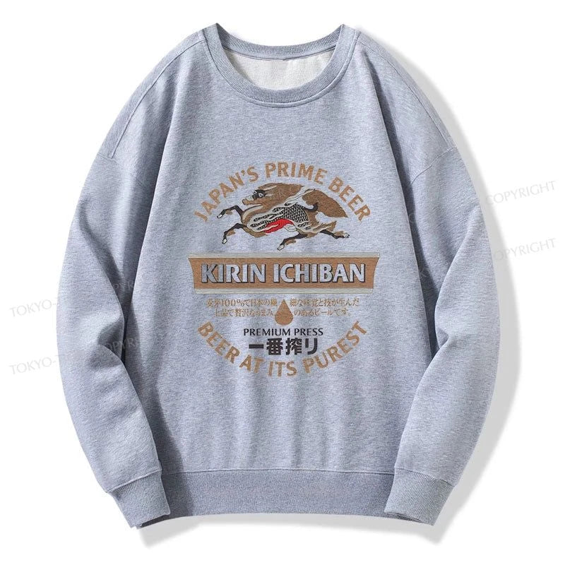 Tokyo-Tiger Kirin Ichiban Beer Japan Sweatshirt