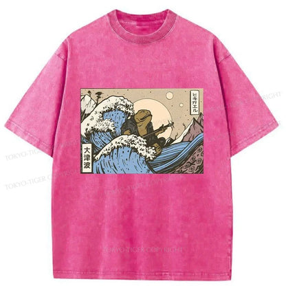 Tokyo-Tiger Japanese Toad Monster Washed T-Shirt