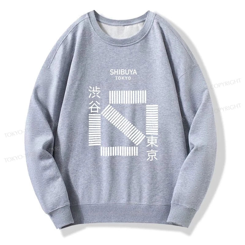 Tokyo-Tiger Japanese Shibuya Crossing Sweatshirt