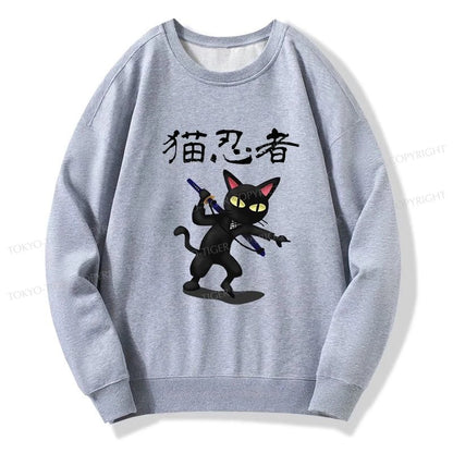 Tokyo-Tiger Ninja Cat Sweatshirt