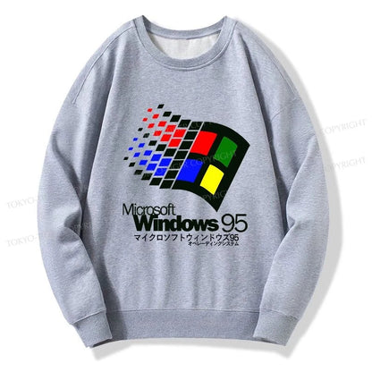 Tokyo-Tiger Windows 95 Logo Sweatshirt