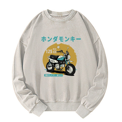 Tokyo-Tiger Honda Motorcycle Japanese Washed Sweatshirt