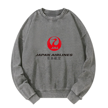 Tokyo-Tiger Japan Airlines Washed Sweatshirt