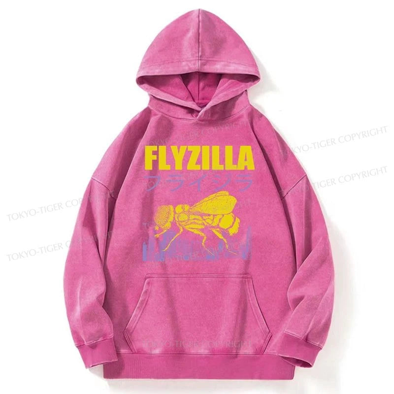 Tokyo-Tiger Giant Fly Japanese Washed Hoodie