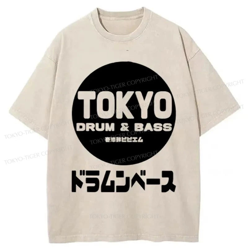 Tokyo-Tiger Tokyo DnB Japanese Washed T-Shirt