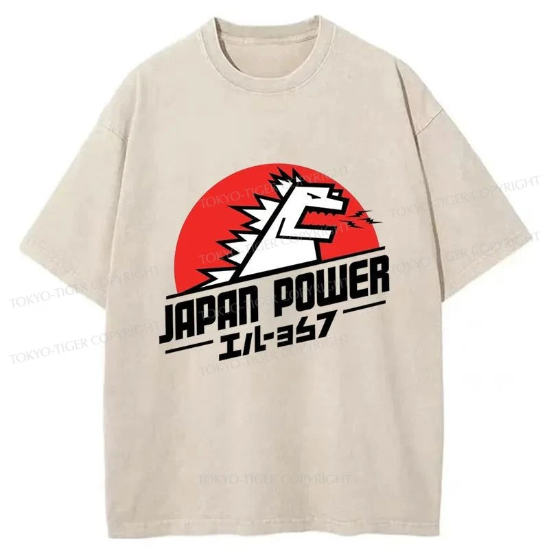 Tokyo-Tiger Japan Power Washed T-Shirt