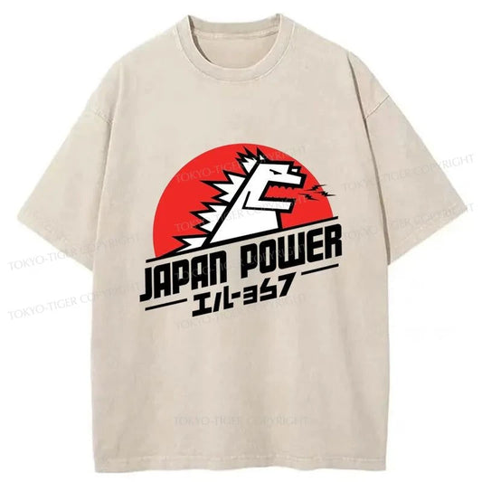 Tokyo-Tiger Japan Power Washed T-Shirt