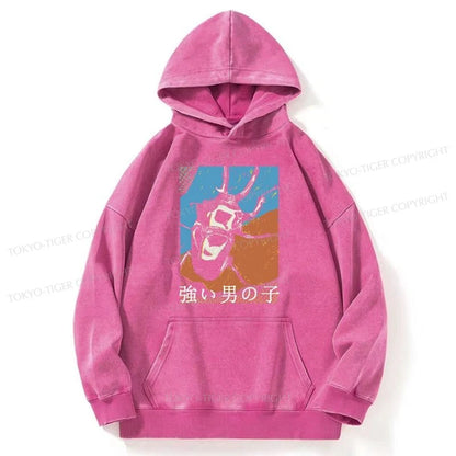 Tokyo-Tiger Strong Beetle Japanese Washed Hoodie