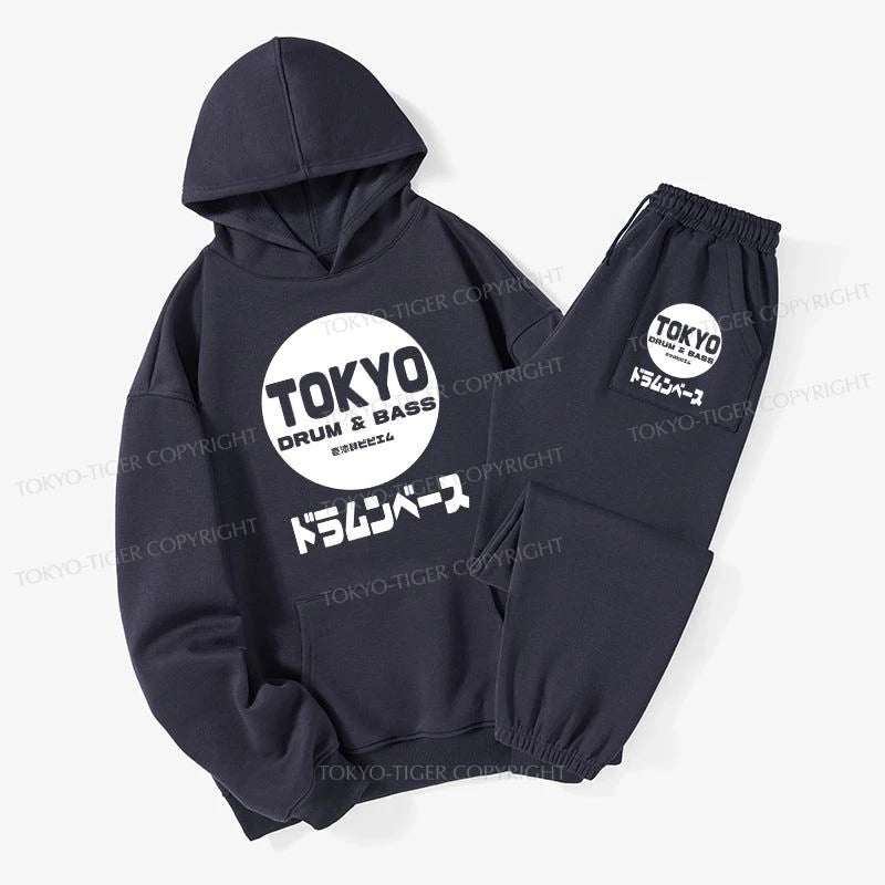 Tokyo-Tiger Tokyo DnB Japanese Fleece Lined Hoodie Set