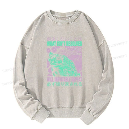 Tokyo-Tiger What Ist Resolved Forg Washed Sweatshirt